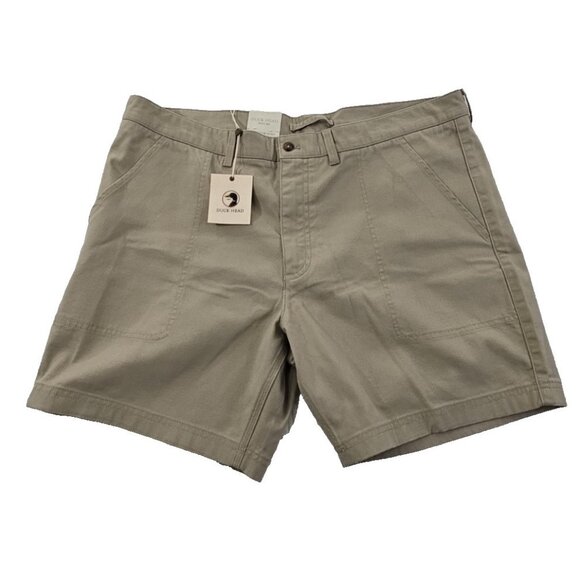 NEW Duck Head Men’s Khaki Shorts Size 40 NWT Casual Bermuda 7" Inseam MSRP $78 - Picture 1 of 15